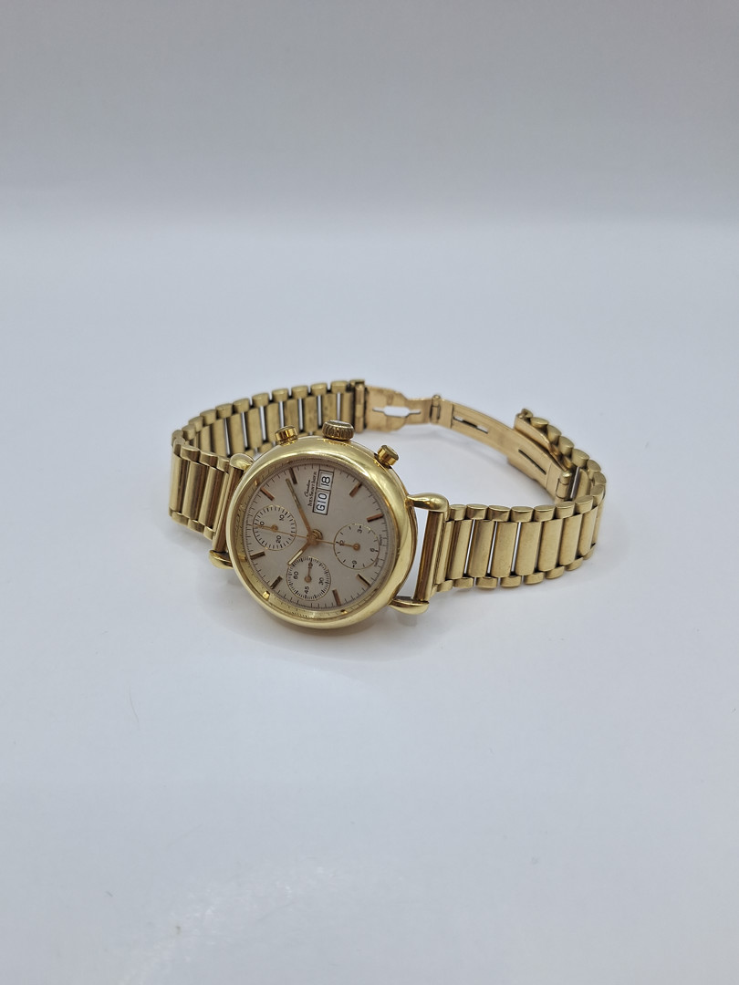 Bracciale con cronografo oro