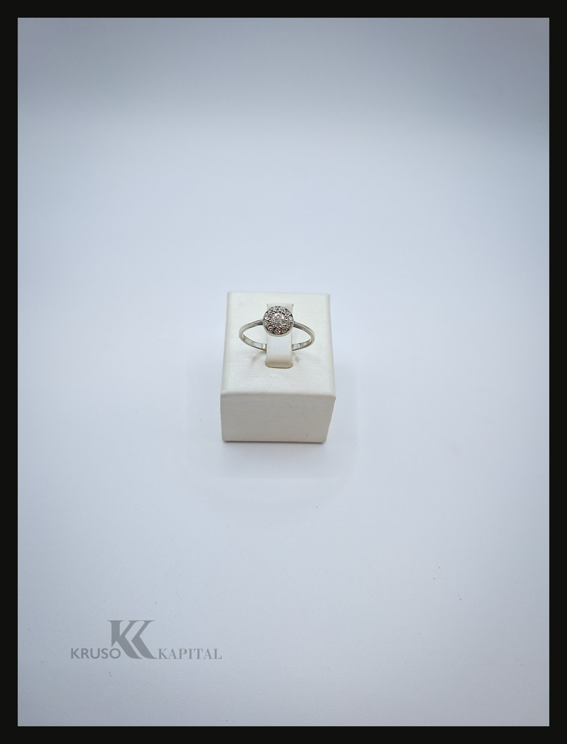 Anello oro diamanti