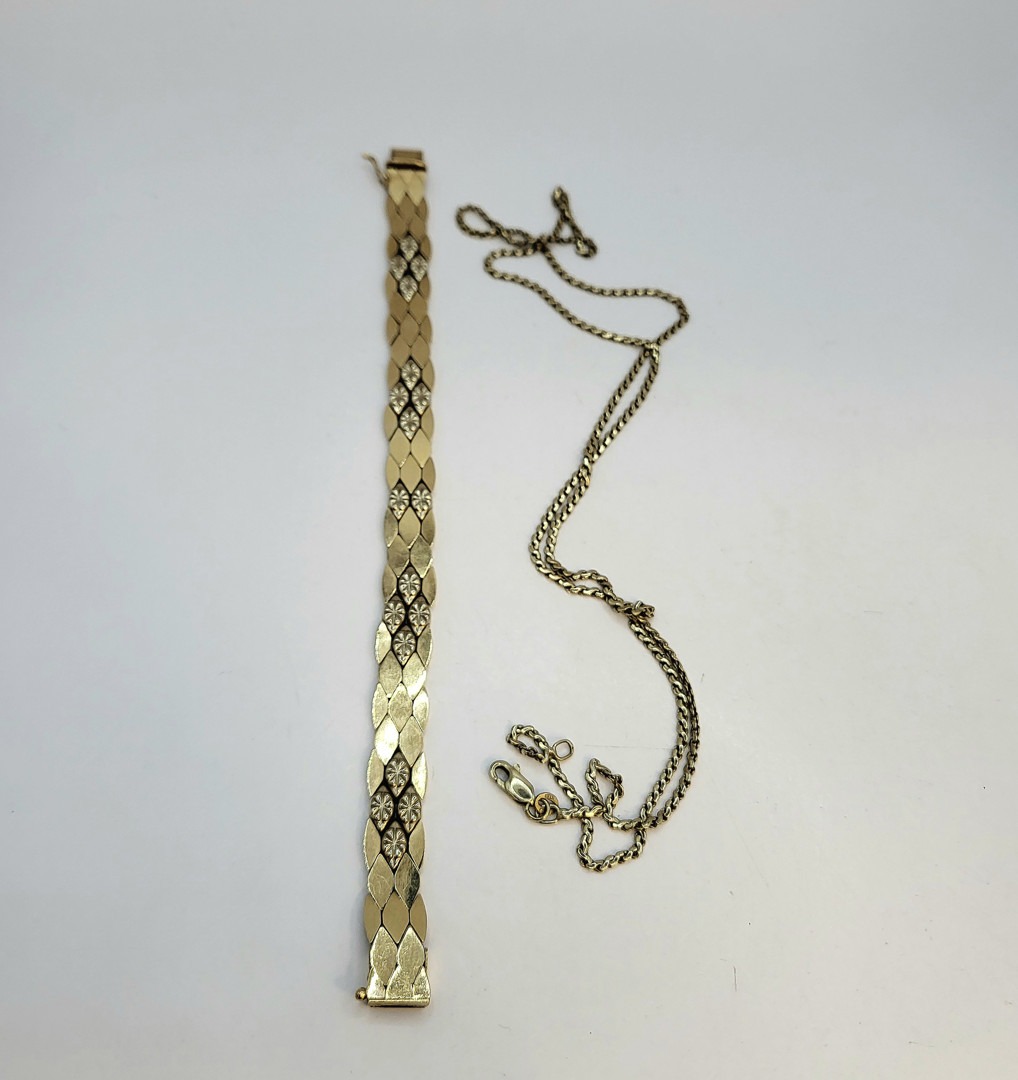 Collana e bracciale oro 