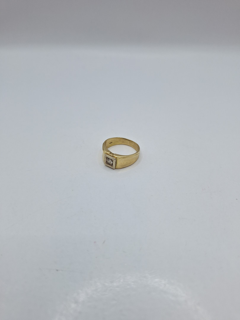 Anello oro pietra