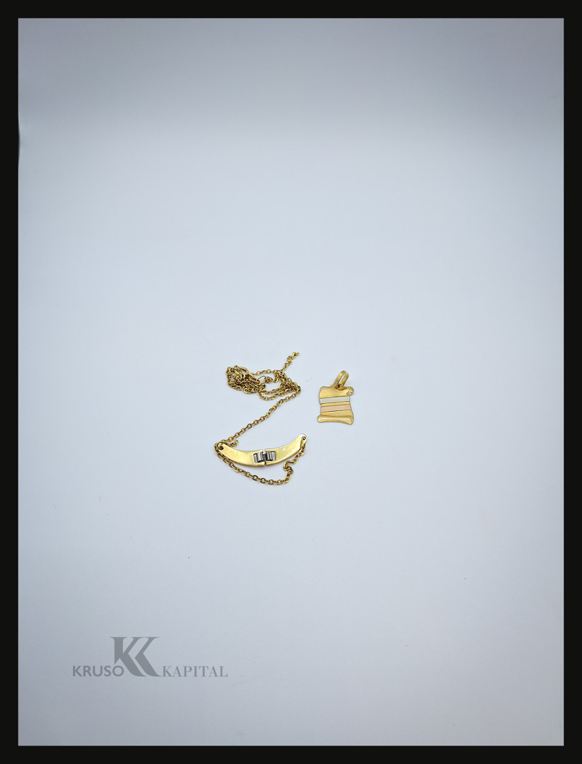 Collana e ciondolo oro 