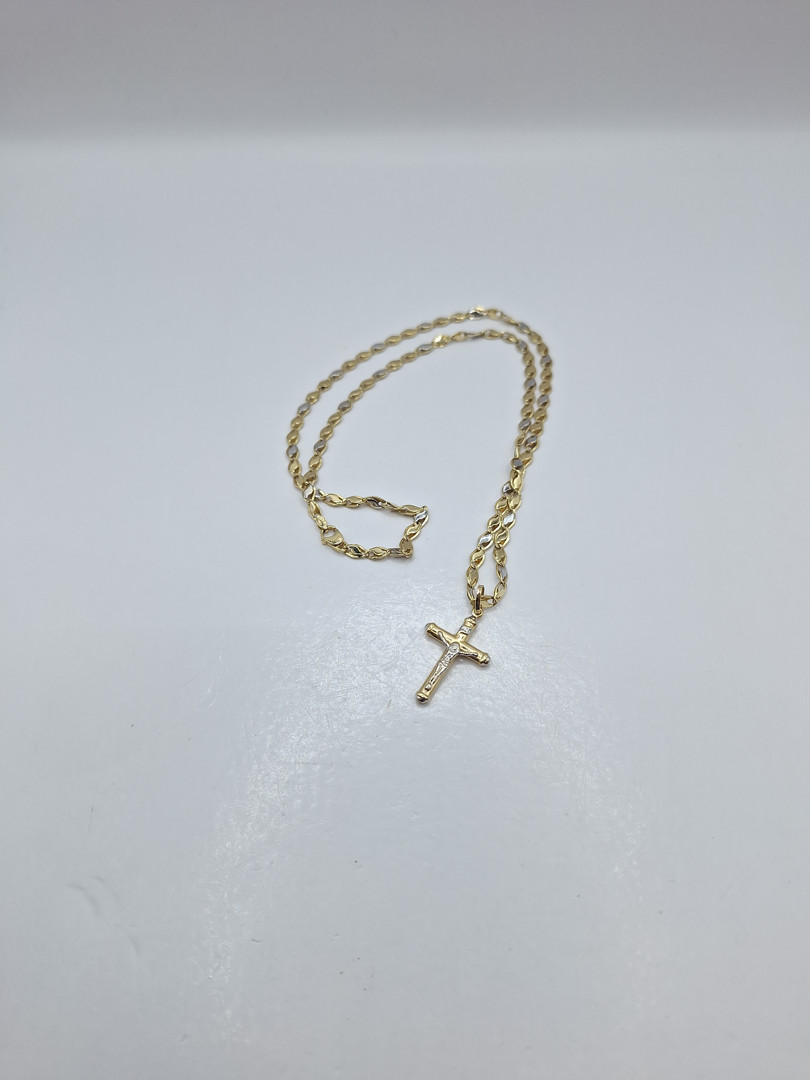Collana croce oro