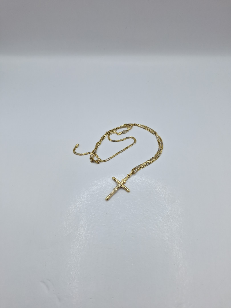 Collana croce oro 