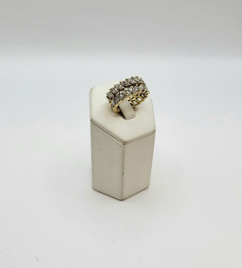 Anello oro diamanti