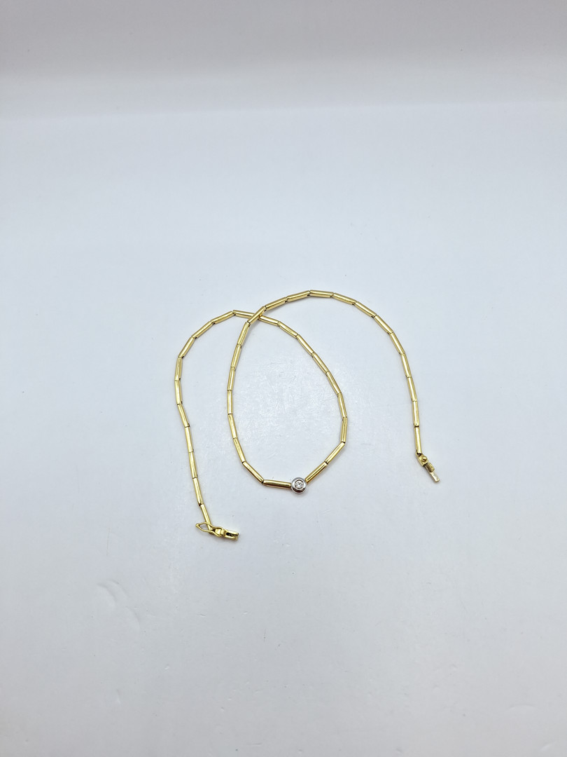 Collana in oro diamantino 