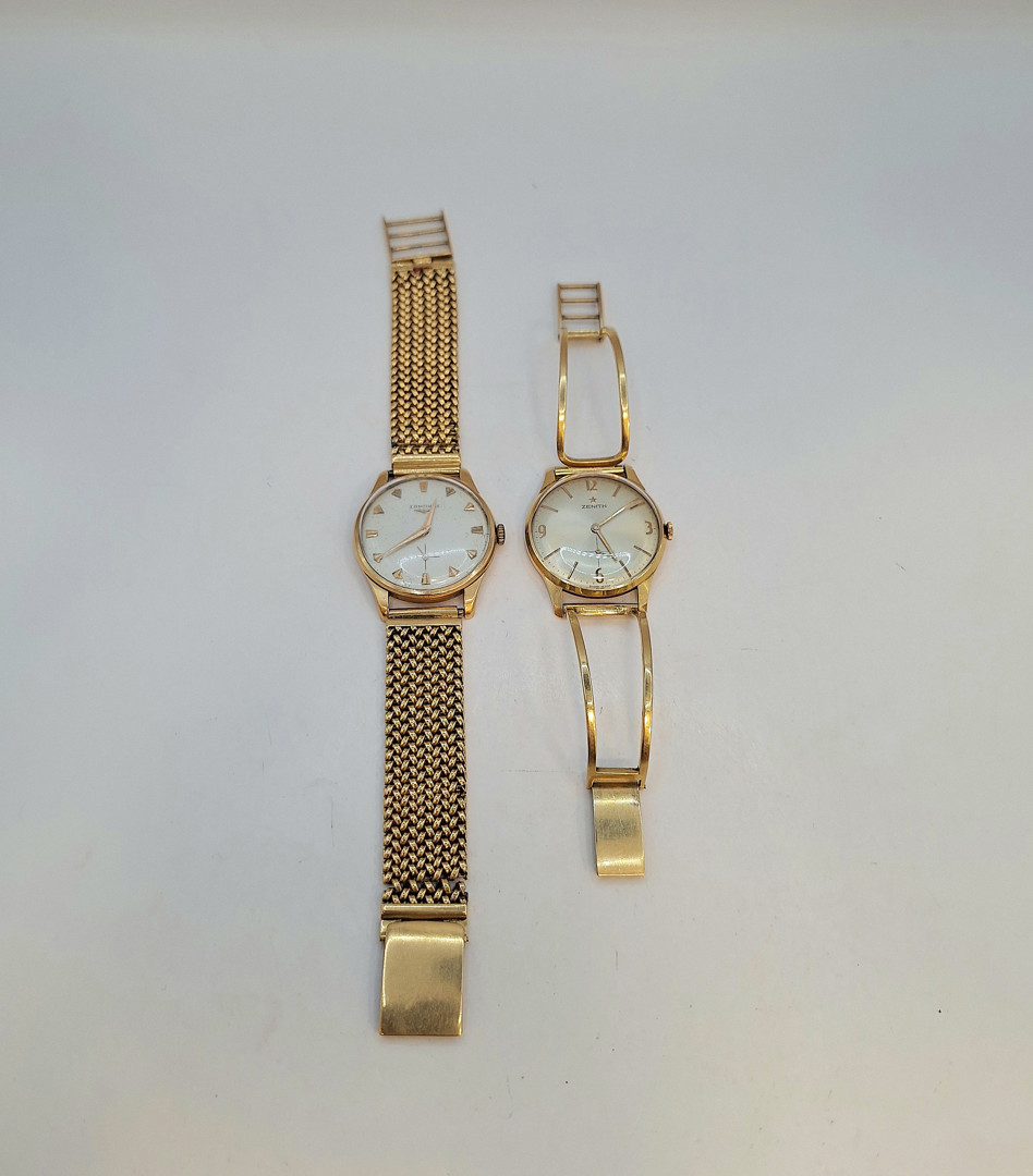 Due orologi (Longines - Zenith) con bracciale oro