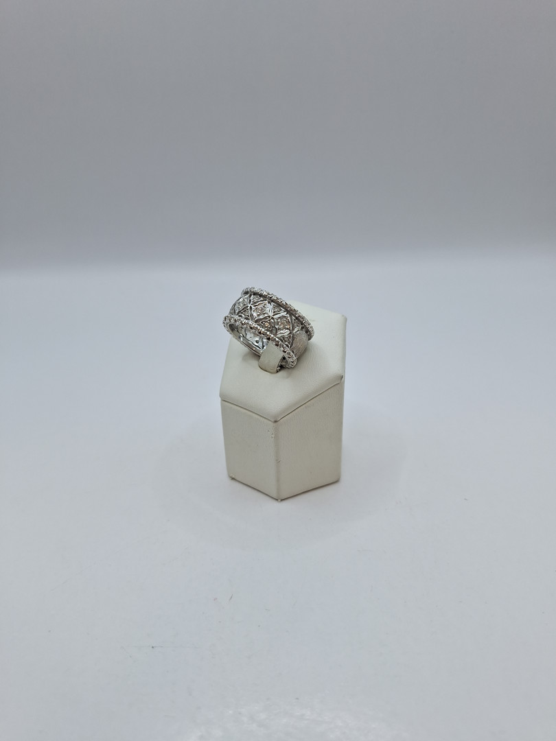 Anello oro diamanti 