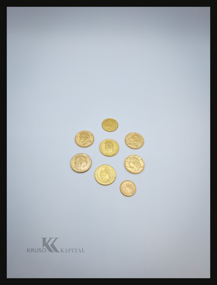Otto monete oro