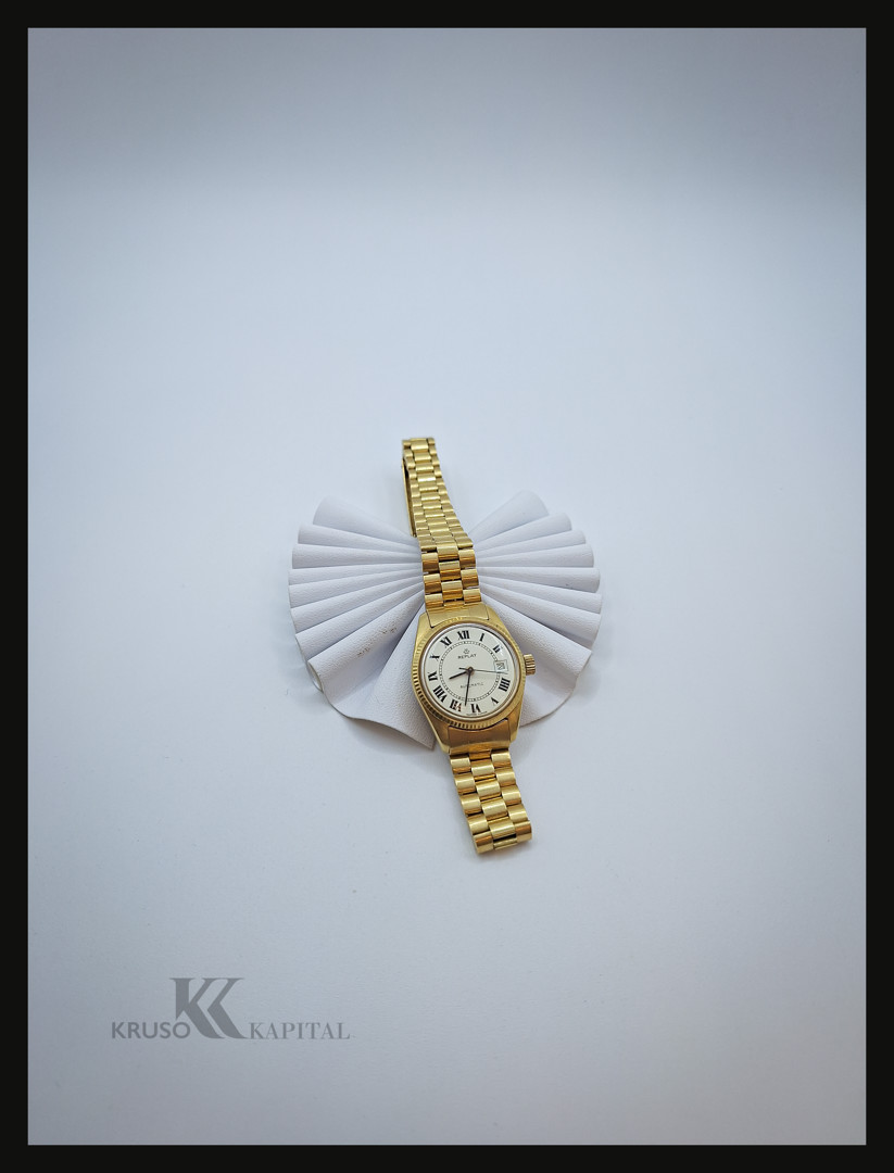 Bracciale con orologio oro