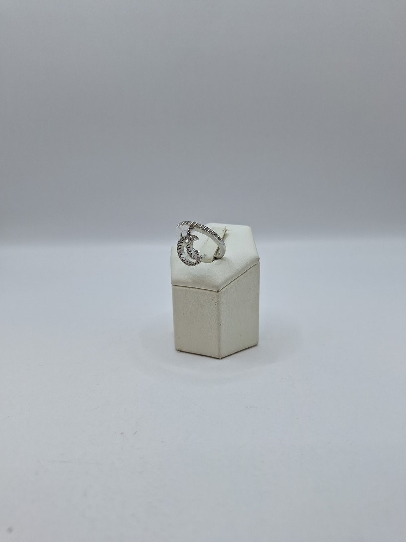 Anello oro diamantini