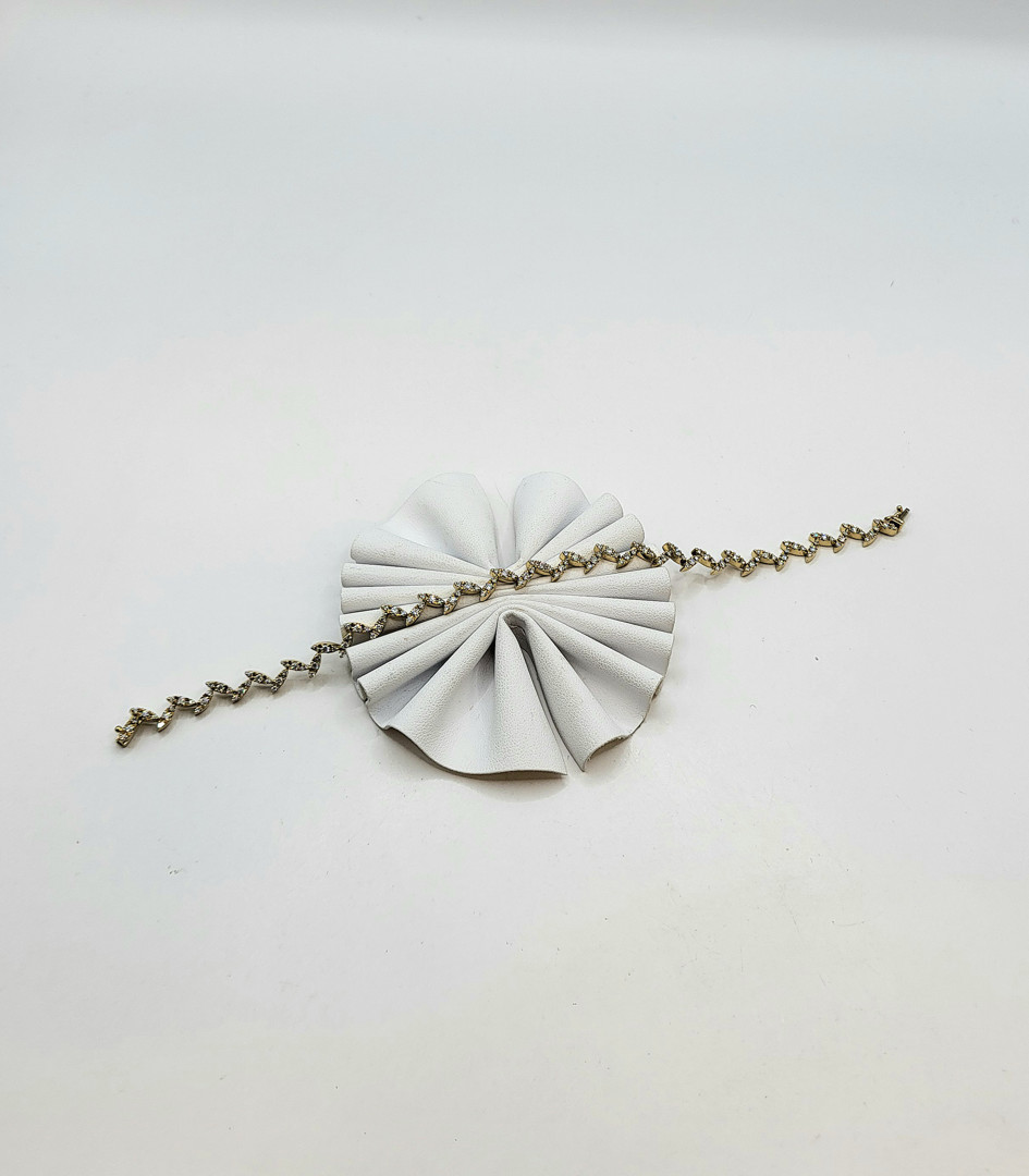 Bracciale oro diamantini