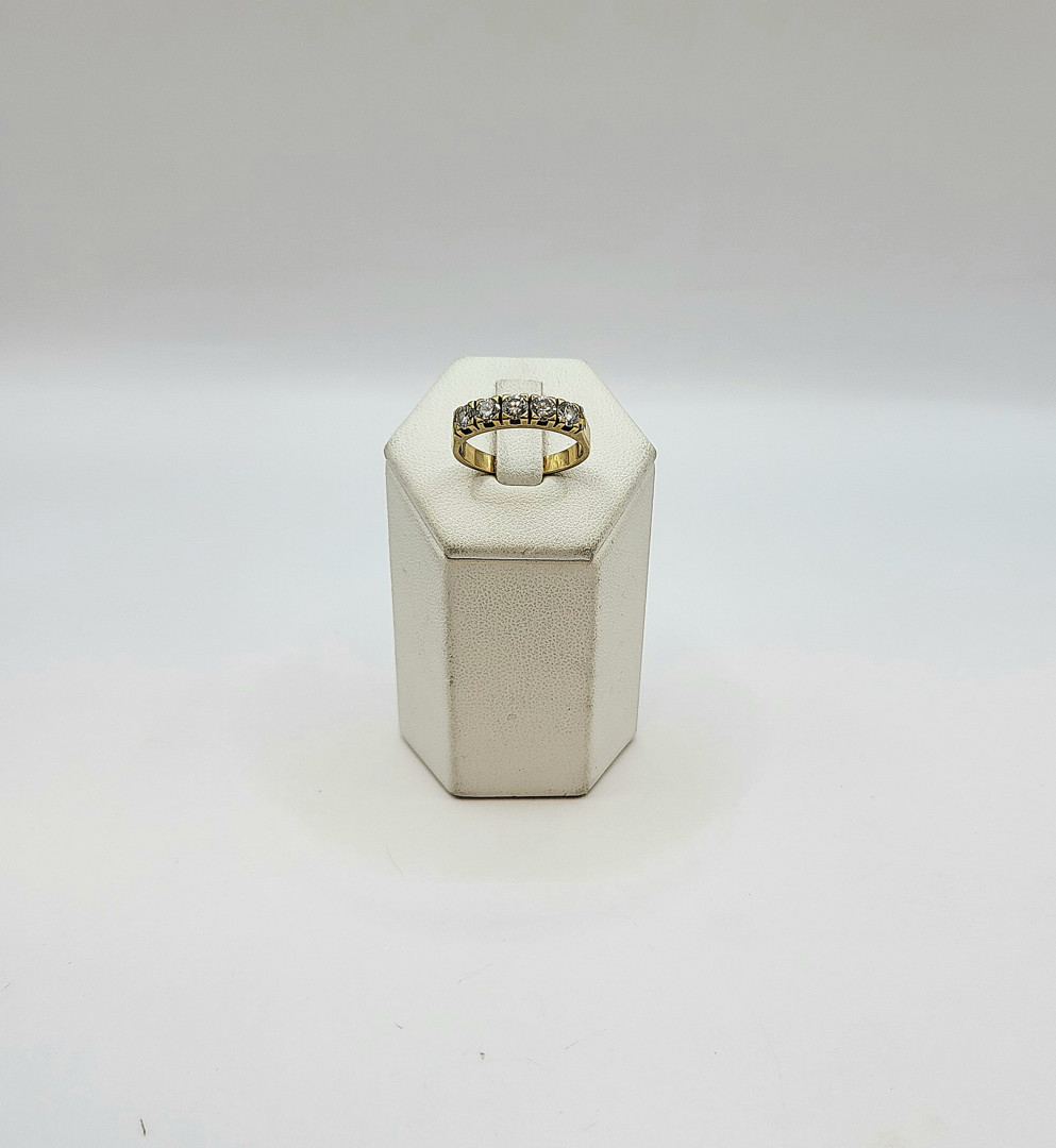 Anello oro diamanti