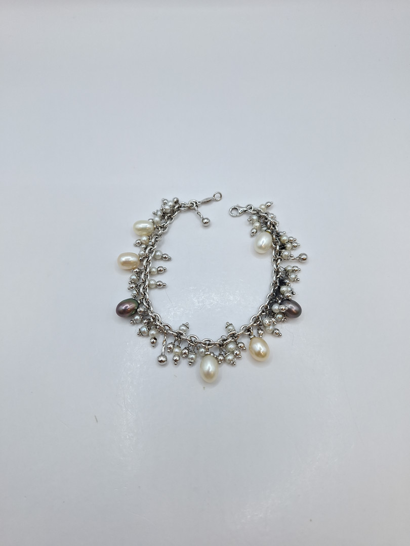 Bracciale oro perle 