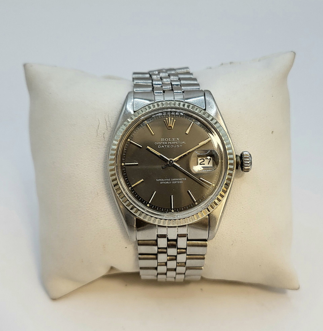 Orologio acciaio ghiera oro Rolex Datejust