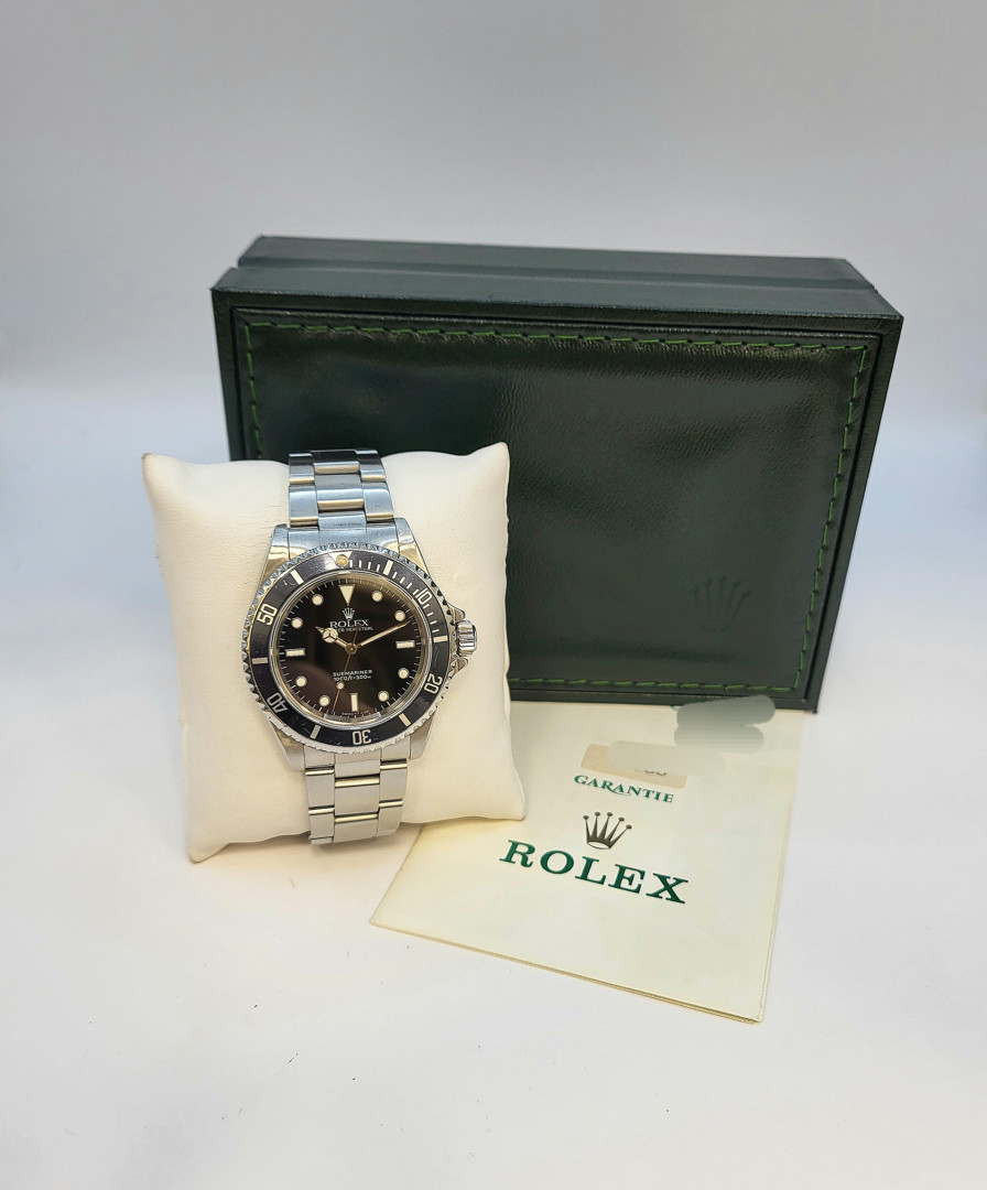 Orologio acciaio Rolex Submariner , scatola e garanzia a corredo