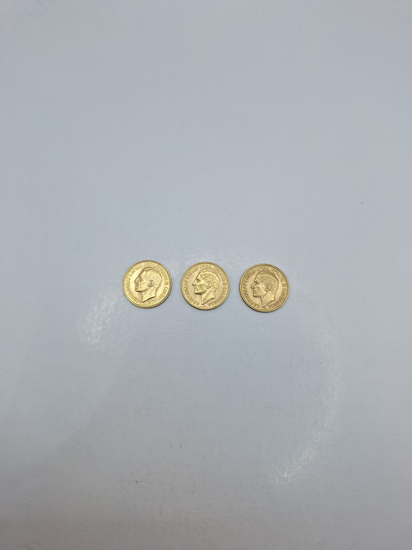 Tre monete oro 