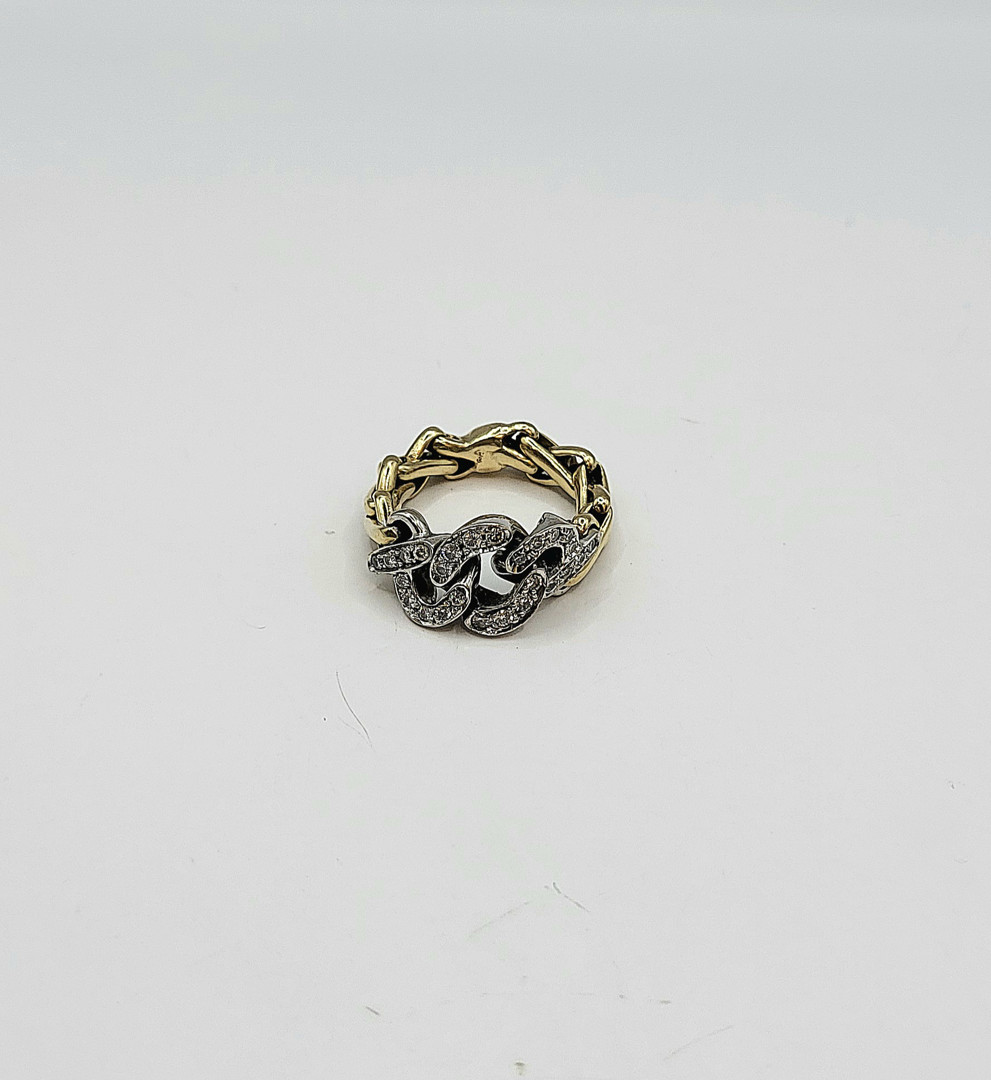 Anello oro diamanti