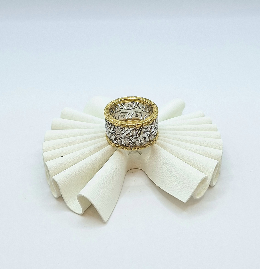 Anello oro diamanti 