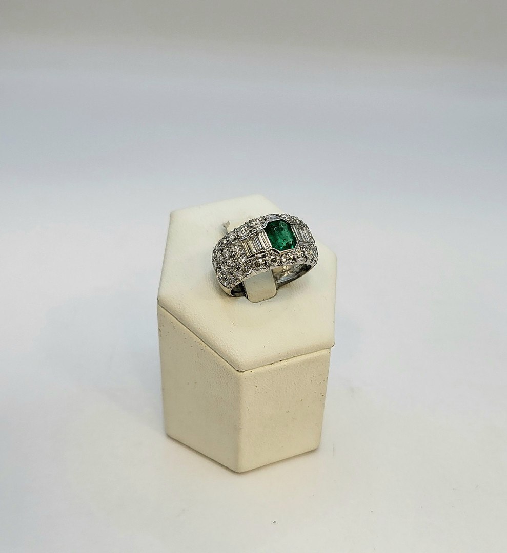 Anello oro diamanti pietra