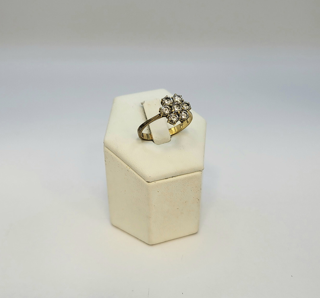 Anello oro diamanti