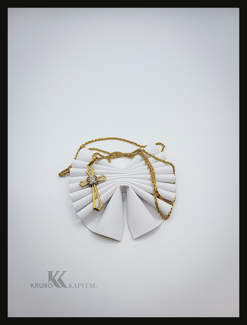 Collana ciondolo oro pietre