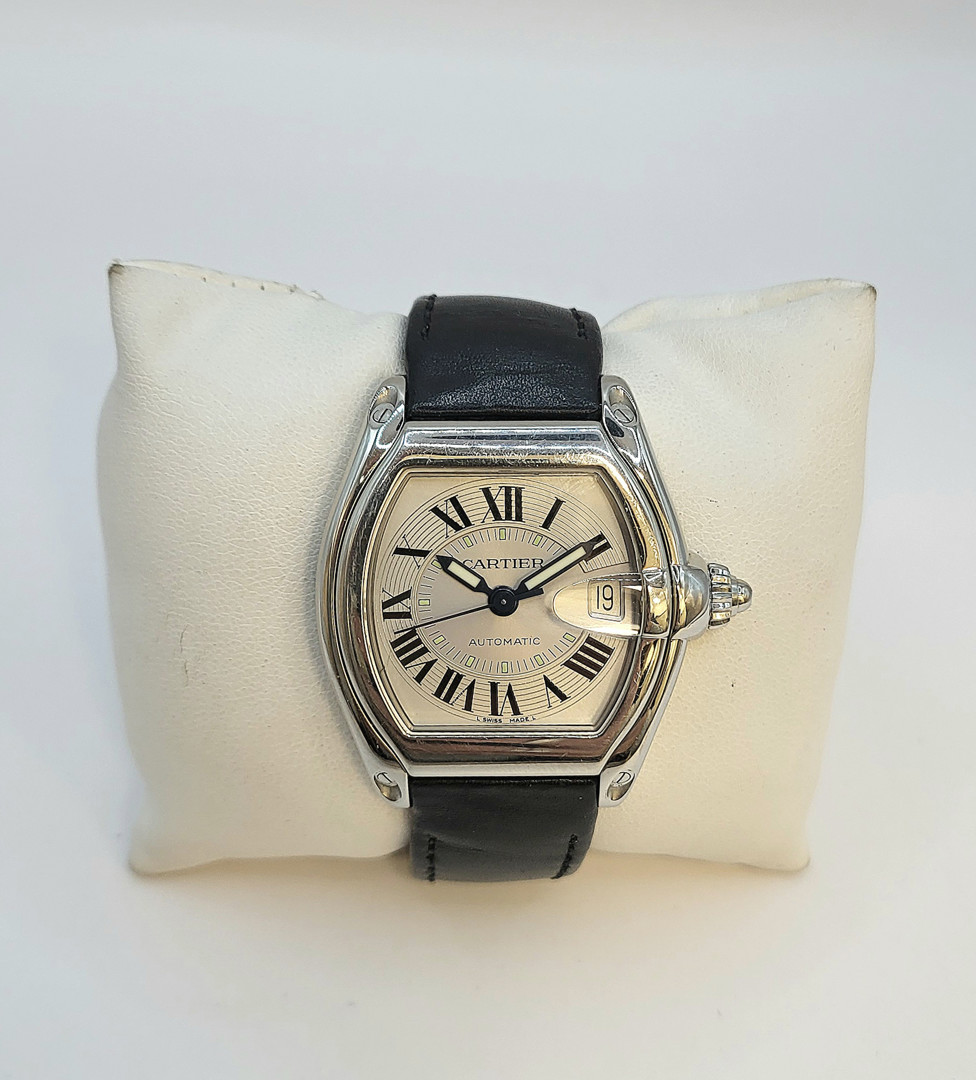 Orologio in acciaio Cartier Roadster