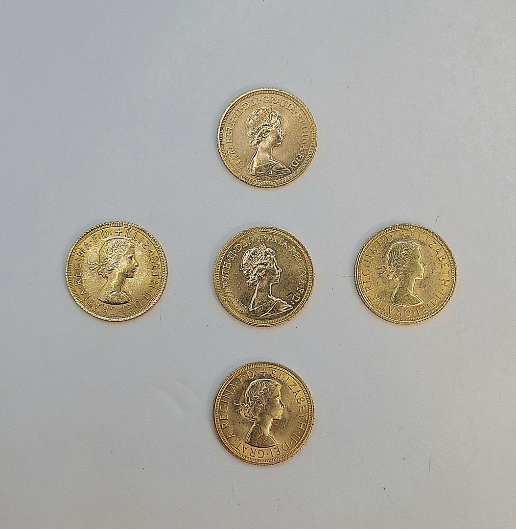 Cinque sterline oro 