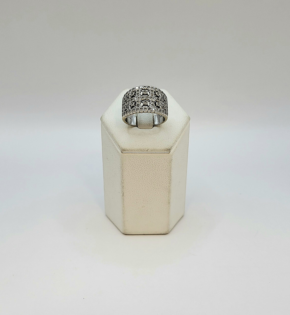 Anello oro diamantini