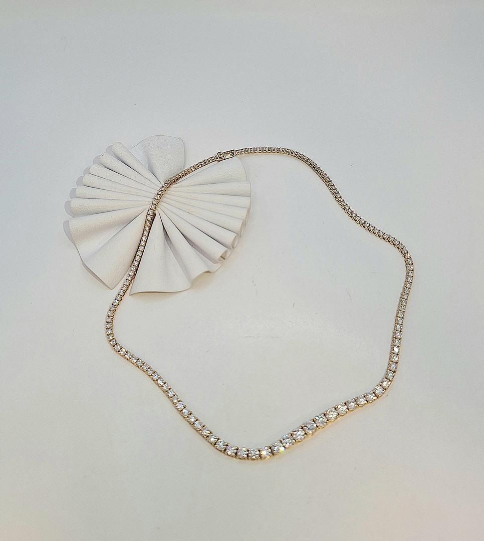 Collana oro diamanti