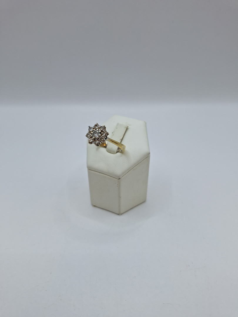 Anello oro diamanti 