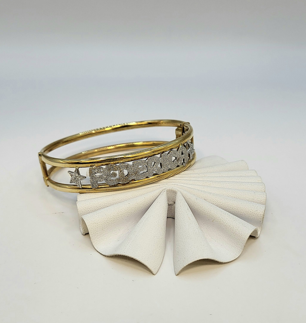 Bracciale oro pietre