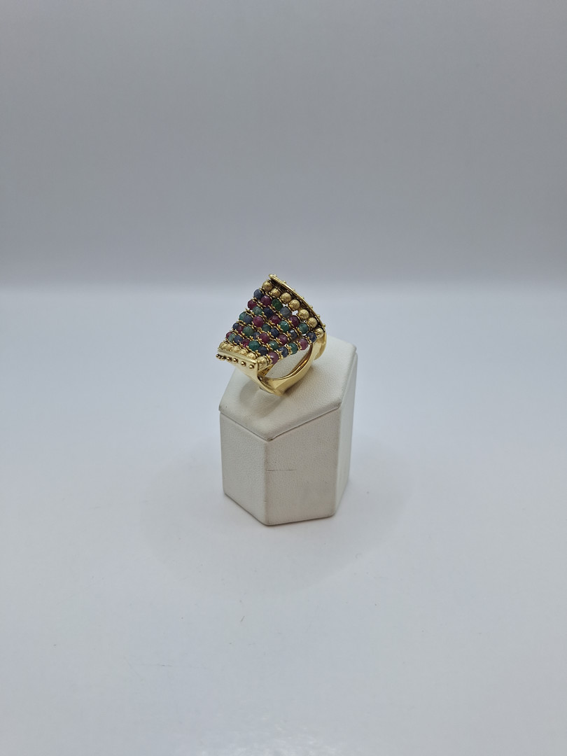 Anello oro pietre