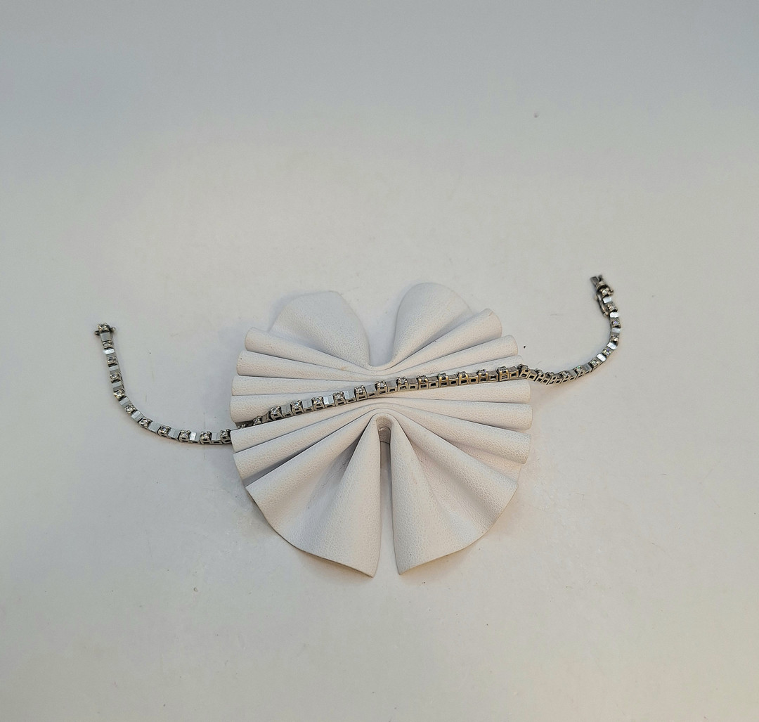 Bracciale oro diamantini