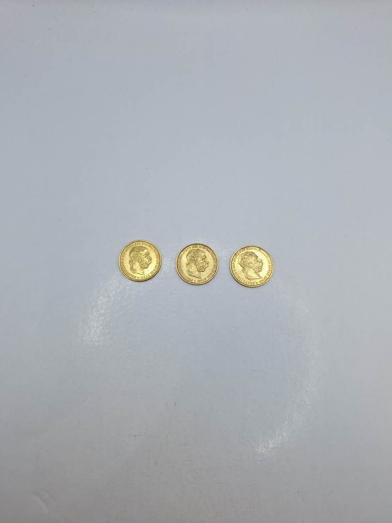 Tre monete oro 