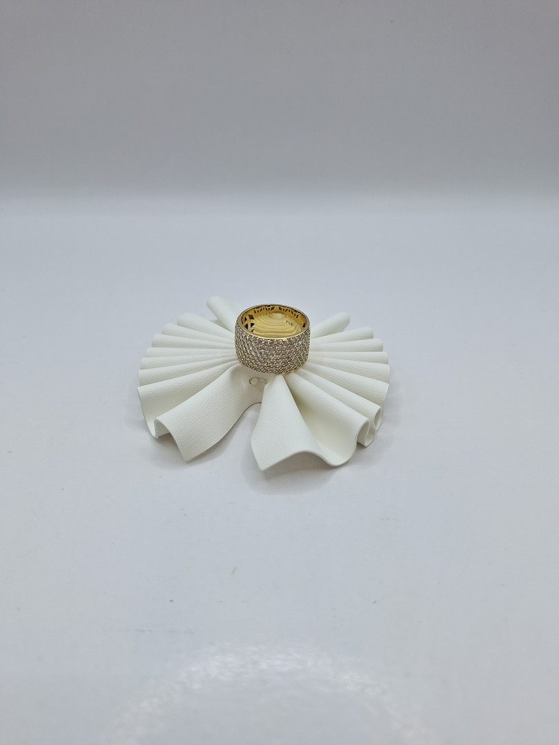 Anello oro diamanti pietre