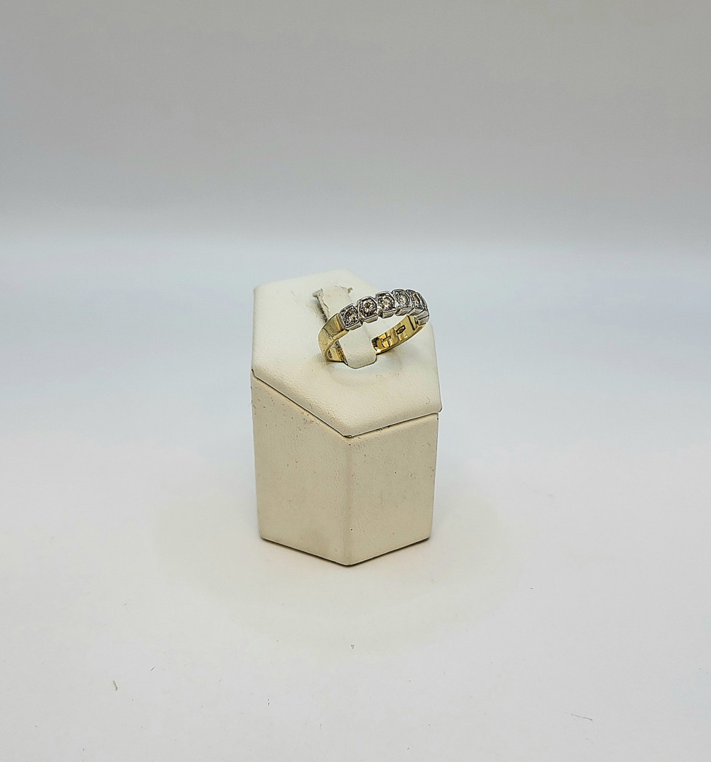 Anello oro diamanti