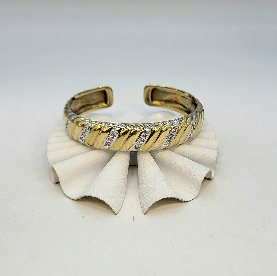 Bracciale oro diamanti