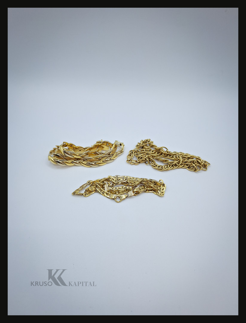 Tre collane oro