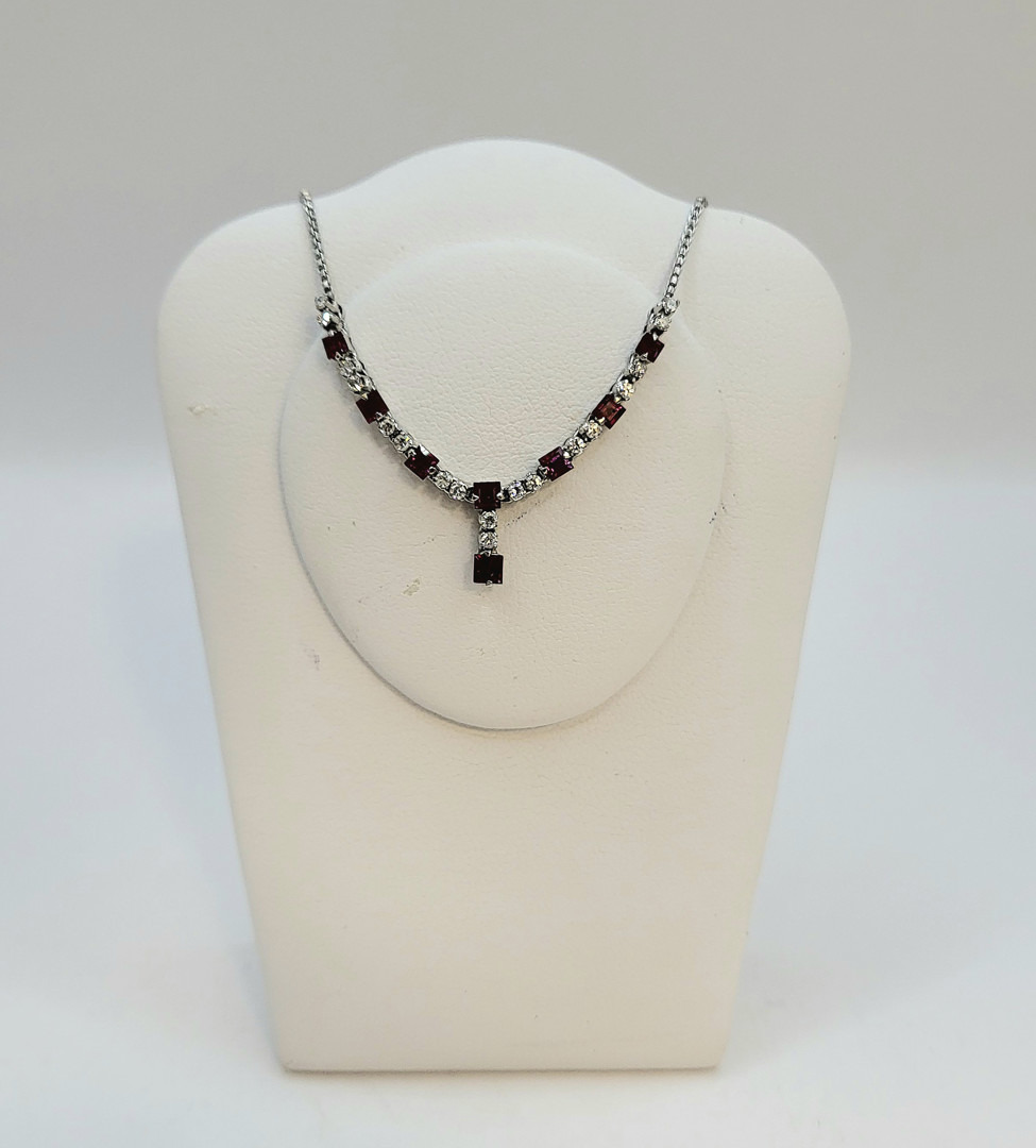 Collana oro diamanti pietre