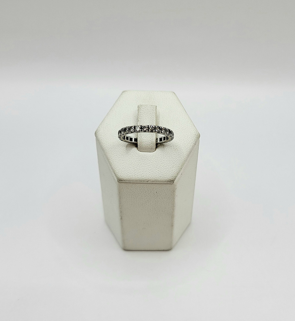 Anello oro diamantini