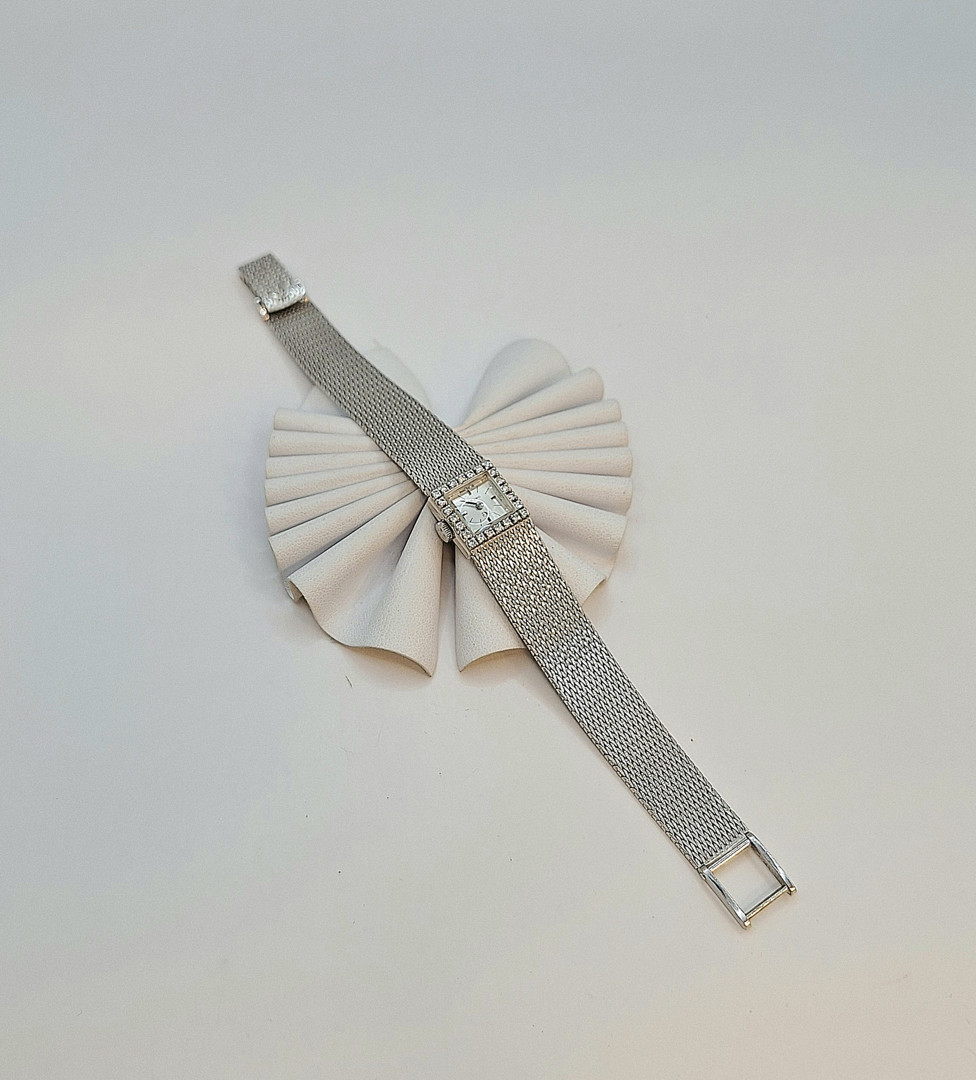 Bracciale con orologio oro diamantini Omega