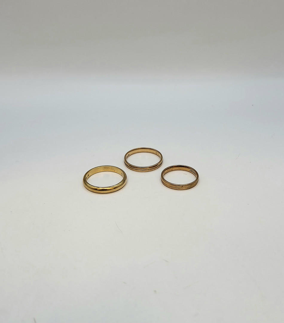 Tre anelli oro