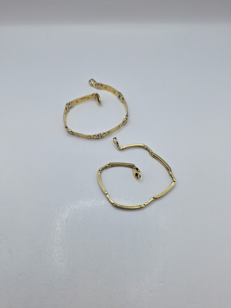 Due bracciali oro 