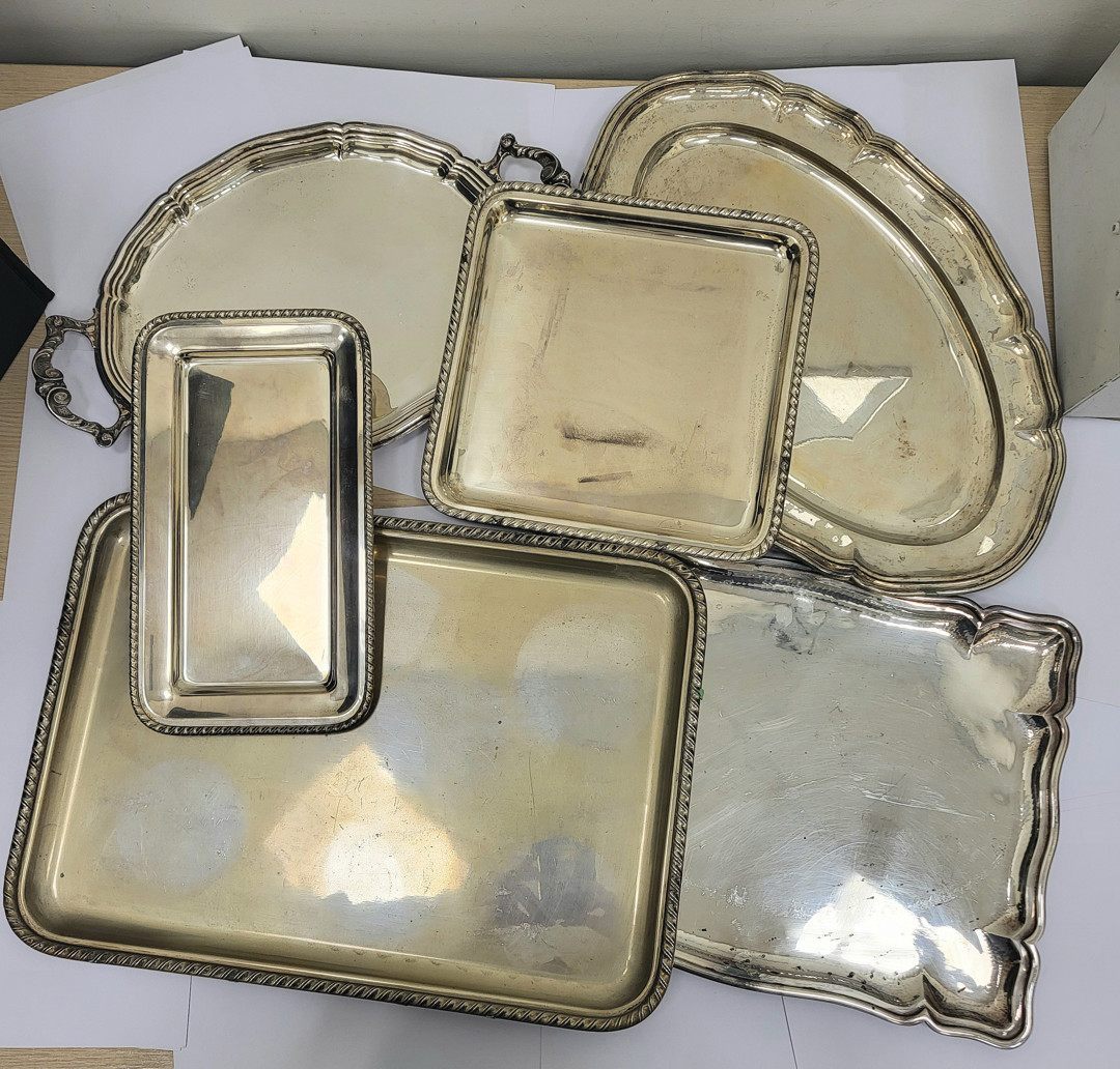 Vari oggetti argento