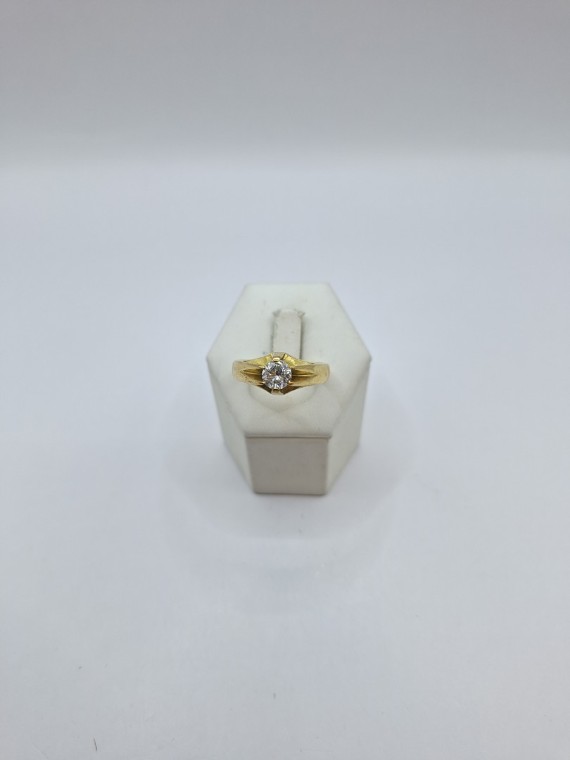 Anello oro diamante 