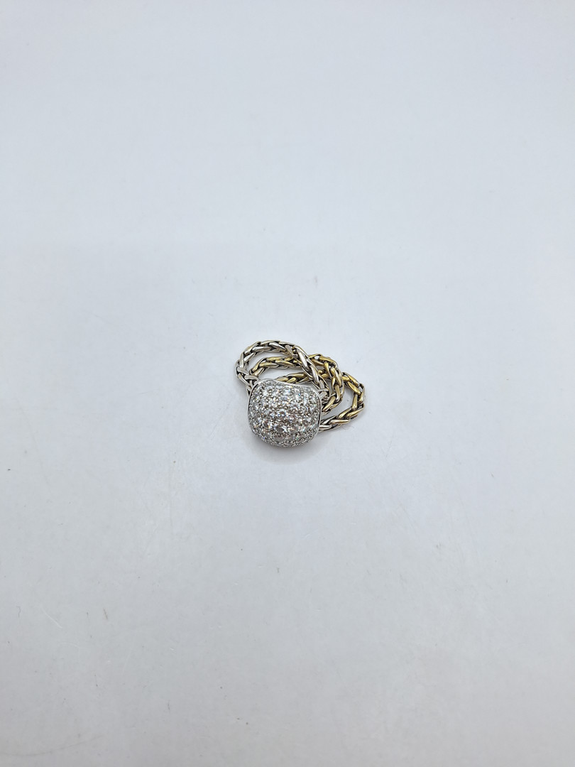 Anello oro diamanti