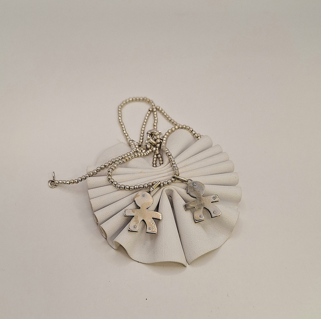 Collana e due ciondoli oro diamanti