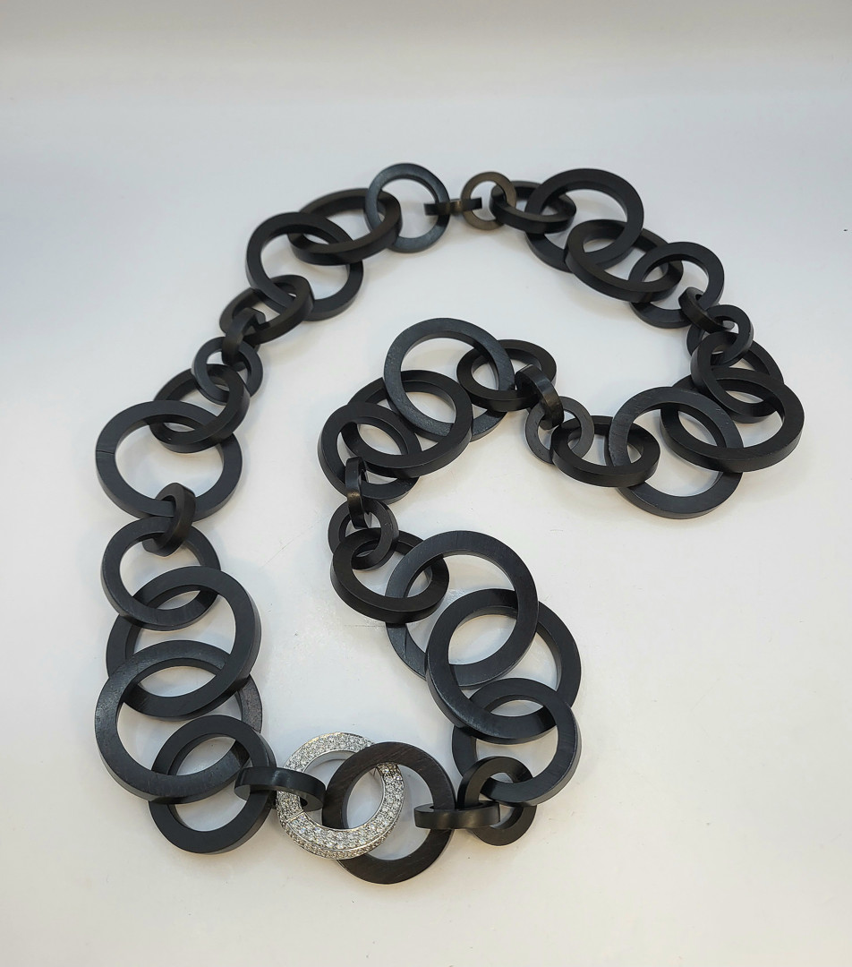 Collana composizione oro diamanti