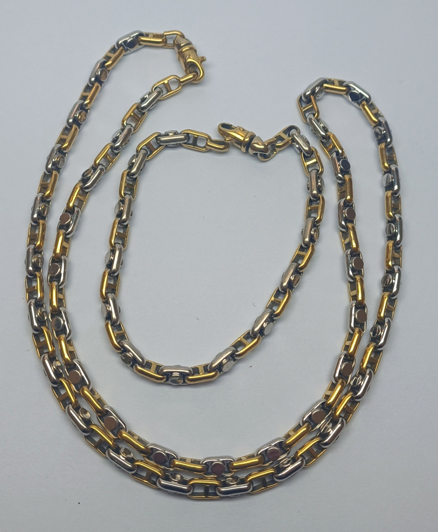 Catena e bracciale oro