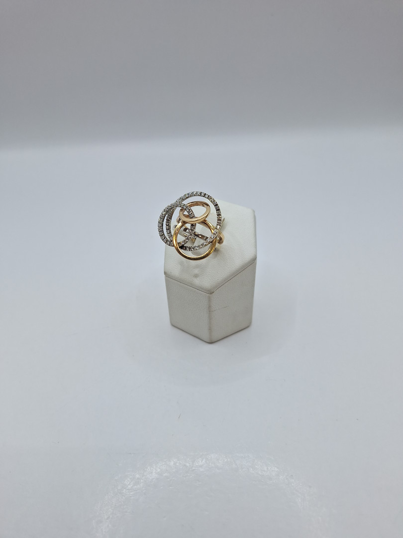 Anello oro diamanti